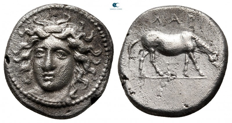 Thessaly. Larissa circa 356-337 BC. 
Drachm AR

18 mm., 5,93 g.



very f...