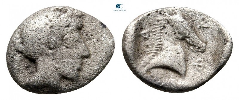 Thessaly. Pharsalos circa 450-425 BC. 
Obol AR

10 mm., 0,86 g.



nearly...
