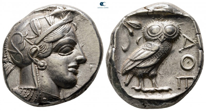 Attica. Athens circa 454-404 BC. 
Tetradrachm AR

26 mm., 17,16 g.



ver...