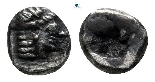 Ionia. Kolophon circa 525-500 BC. 
Hemiobol AR

5 mm., 0,36 g.



very fi...