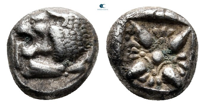 Ionia. Miletos circa 520-480 BC. 
Diobol AR

9 mm., 1,00 g.



very fine