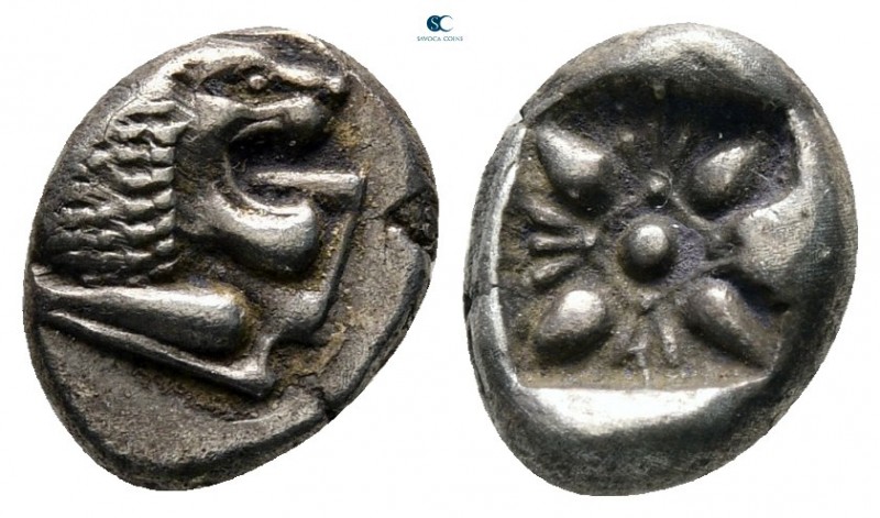 Ionia. Miletos circa 500-494 BC. 
Diobol AR

10 mm., 1,11 g.



very fine