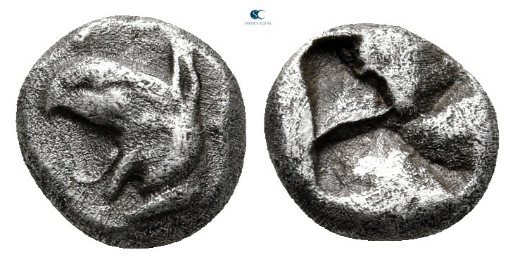 Ionia. Phokaia circa 521-478 BC. 
Trihemiobol AR

8 mm., 1,24 g.



very ...