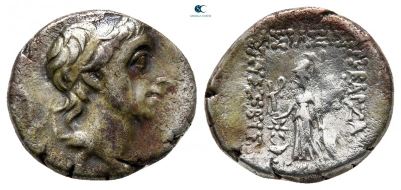 Kings of Cappadocia. Ariobarzanes III Eusebes Philoromaios 52-42 BC. 
Drachm AR...