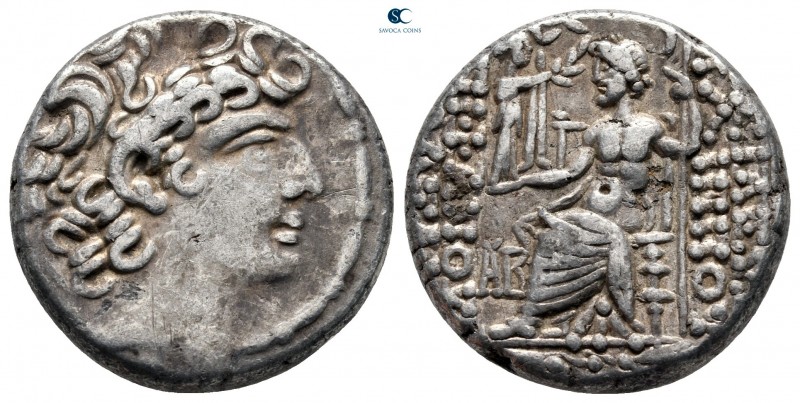 Seleukid Kingdom. Antioch on the Orontes. Philip I Philadelphos 95-75 BC. 
Tetr...