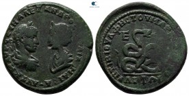 Moesia Inferior. Marcianopolis. Severus Alexander, with Julia Maesa AD 222-235. Pentassarion Æ