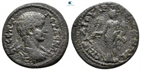 Lydia. Bageis. Geta as Caesar AD 197-209. Bronze Æ