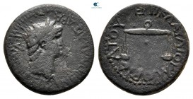 Phrygia. Prymnessos. Nero AD 54-68. Claudius Mithridates, magistrate. Bronze Æ