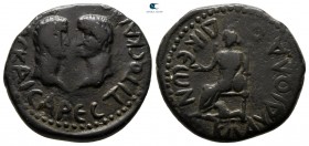 Lykaonia. Laodikeia Kombusta. Titus and Domitian, as Caesars AD 69-81. Bronze Æ