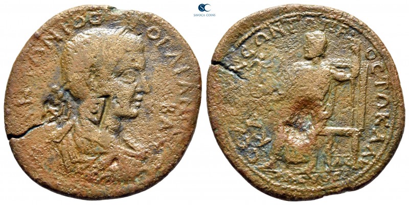 Cilicia. Seleukeia ad Kalykadnon. Gordian III AD 238-244. 
Bronze Æ

35 mm., ...