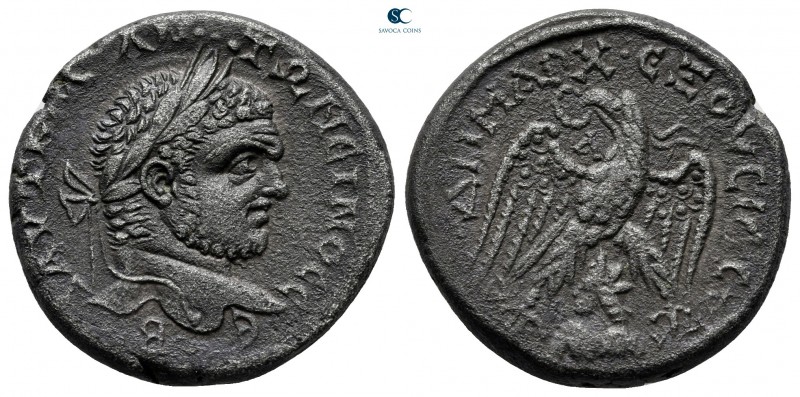 Seleucis and Pieria. Emesa. Caracalla AD 198-217. 
Tetradrachm AR

26 mm., 12...