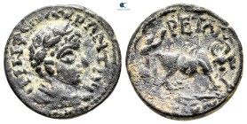 Decapolis. Petra. Elagabalus AD 218-222. Bronze Æ