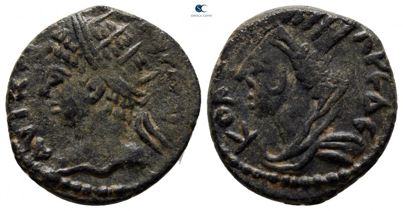Mesopotamia. Edessa. Elagabalus AD 218-222. 
Bronze Æ

17 mm., 3,05 g.


...