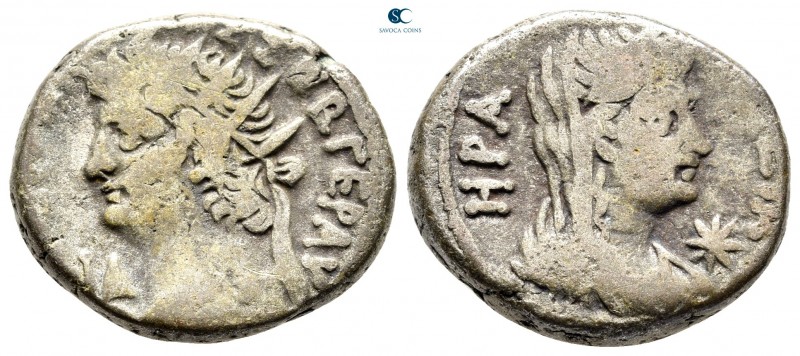 Egypt. Alexandria. Nero AD 54-68. Dated RY 14=AD 67/8
Tetradrachm BI

25 mm.,...