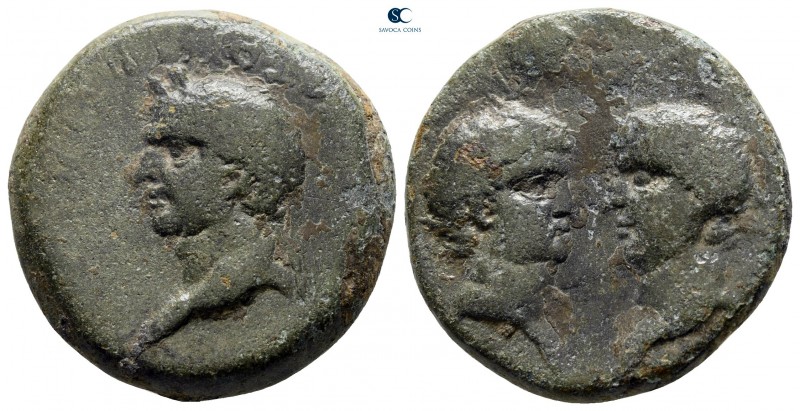 Uncertain. Uncertain mint . Vespasian, with Titus and Domitian as Caesares AD 69...