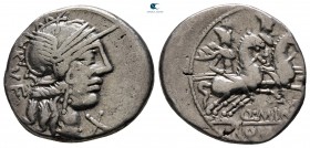 Q. Minucius Rufus 122 BC. Rome. Denarius AR