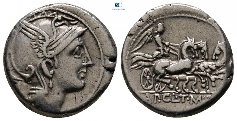 Appius Claudius Pulcher, T. Manlius Mancius, and Q. Urbinius 111-110 BC. Rome
D...