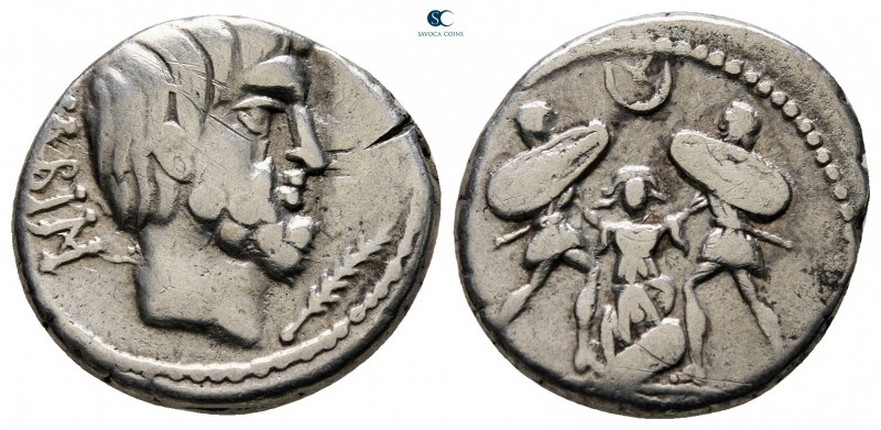 L. Titurius L.f. Sabinus 89 BC. Rome
Denarius AR

17 mm., 3,78 g.



near...