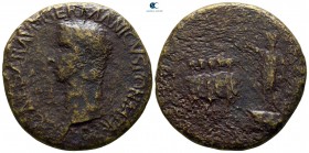 Caligula AD 37-41. Rome. Sestertius Æ
