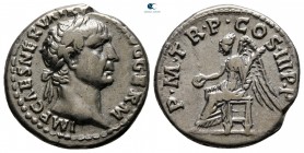 Trajan AD 98-117. Rome. Denarius AR