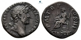 Hadrian AD 117-138. Rome. Denarius AR