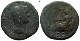 Hadrian AD 117-138. Rome. Sestertius Æ