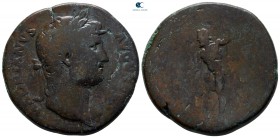Hadrian AD 117-138. Rome. Sestertius Æ