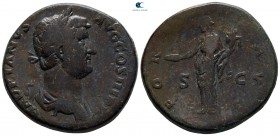 Hadrian AD 117-138. Rome. Sestertius Æ