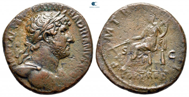 Hadrian AD 117-138. Rome
As Æ

26 mm., 10,84 g.



nearly very fine