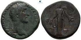 Antoninus Pius AD 138-161. Rome. Sestertius Æ