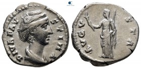 Diva Faustina I Died AD 140-141. Rome. Denarius AR