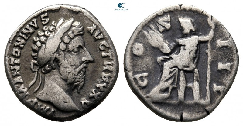 Marcus Aurelius AD 161-180. Rome
Denarius AR

18 mm., 3,22 g.



very fin...