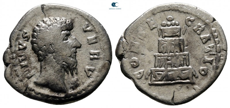 Divus Lucius Verus AD 169. Rome
Denarius AR

20 mm., 2,57 g.



nearly ve...
