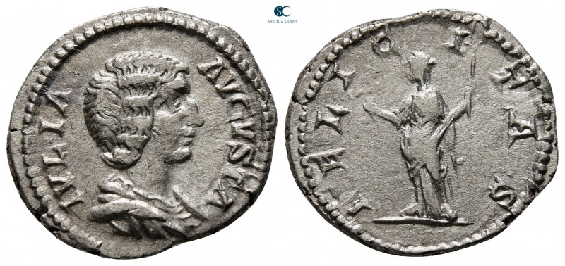 Julia Domna, wife of Septimius Severus AD 193-217. Rome
Denarius AR

20 mm., ...