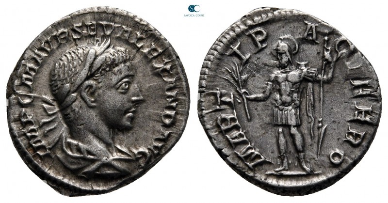 Severus Alexander AD 222-235. Rome
Denarius AR

19 mm., 2,87 g.



very f...