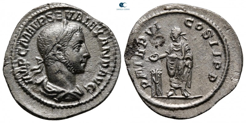 Severus Alexander AD 222-235. Rome
Denarius AR

20 mm., 2,67 g.



nearly...