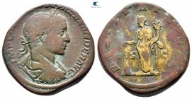Severus Alexander AD 222-235. Rome. Sestertius Æ