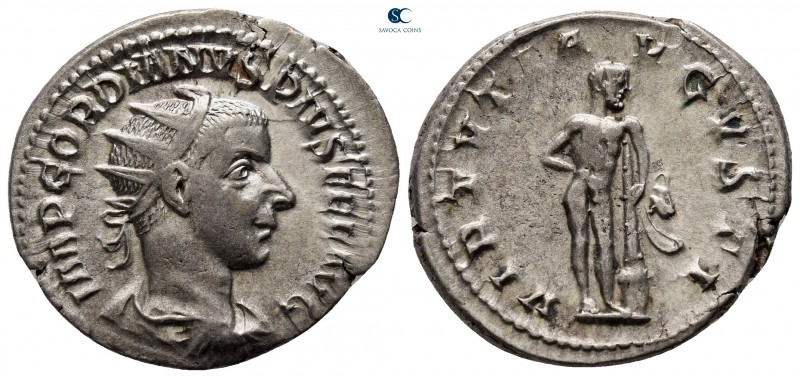 Gordian III AD 238-244. Rome
Antoninianus AR

23 mm., 3,70 g.



very fin...