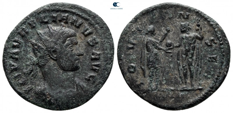 Aurelian AD 270-275. Uncertain mint
Antoninianus Billon

21 mm., 2,82 g.

...