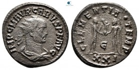 Carus AD 282-283. Cyzicus. Antoninianus Billon