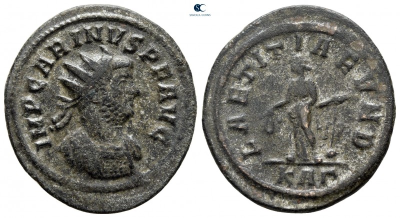 Carinus AD 283-285. Rome
Antoninianus Æ

24 mm., 3,54 g.



nearly very f...