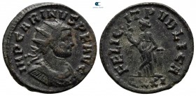 Carinus AD 283-285. Ticinum. Antoninianus Billon
