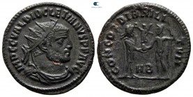 Diocletian AD 284-305. Heraclea. Antoninianus Billon