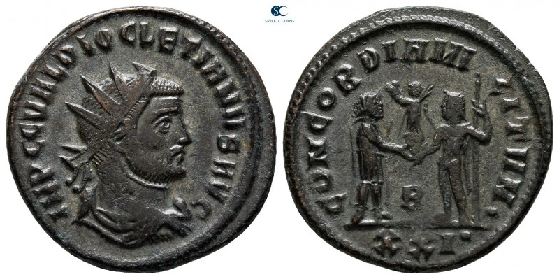 Diocletian AD 284-305. Heraclea
Antoninianus Billon

22 mm., 4,02 g.



v...