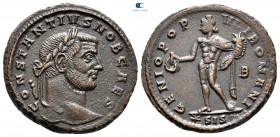 Constantius I, as Caesar AD 293-305. Siscia. Follis Æ