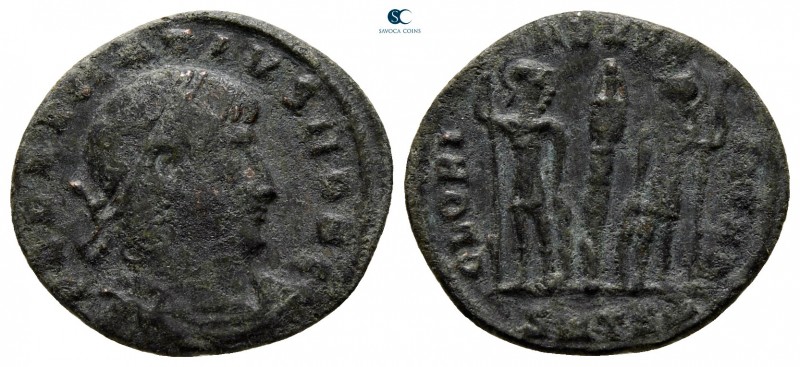 Delmatius, as Caesar AD 335-337. Thessaloniki
Nummus Æ

17 mm., 1,40 g.


...