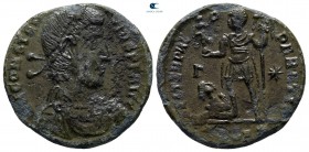 Constantius II AD 337-361. Uncertain mint. Centenionalis Æ