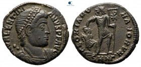 Valentinian I AD 364-375. Heraclea. Follis Æ