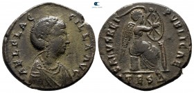 Aelia Flacilla AD 383-386. Thessaloniki. Follis Æ
