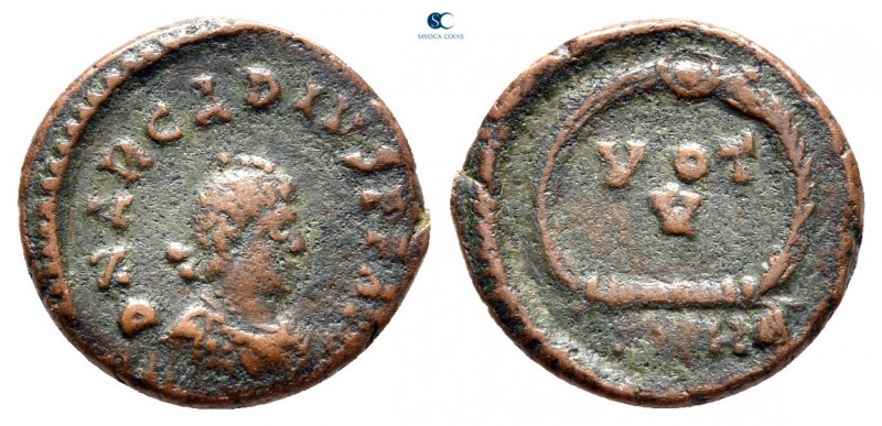 Arcadius AD 383-408. Heraclea
Nummus Æ

14 mm., 1,70 g.



nearly very fi...